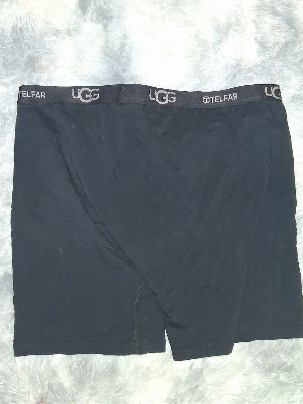 UGG Black Men’s Boxer Briefs with Logo Waistband